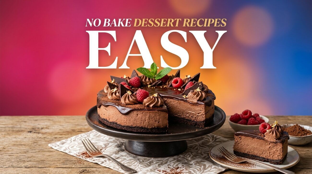 Explore simple no bake dessert recipes easy to make. Perfect for any occasion, these treats are delightful and quick to prepare!