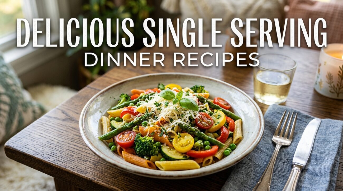 Discover mouthwatering single serving dinner recipes that are easy to make and perfect for solo dining!