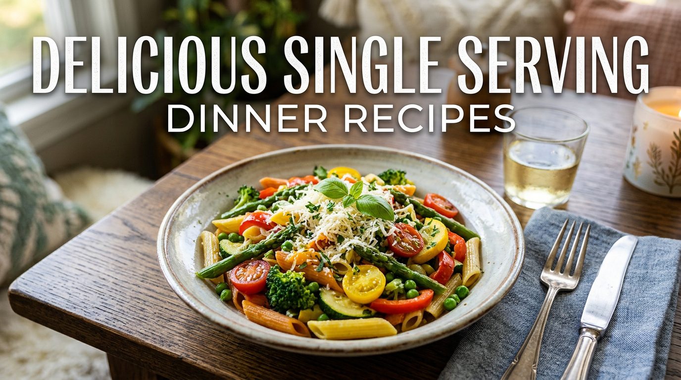 Discover mouthwatering single serving dinner recipes that are easy to make and perfect for solo dining!