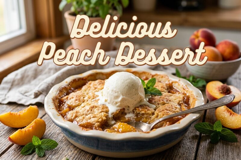 Delicious and Easy Peach Dessert Recipes You Must Try