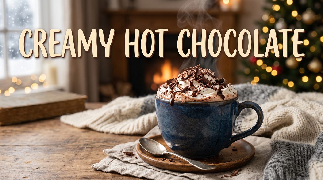 Try this delicious hot chocolate recipe homemade creamy for the ultimate winter treat. Perfect for cozy nights in!