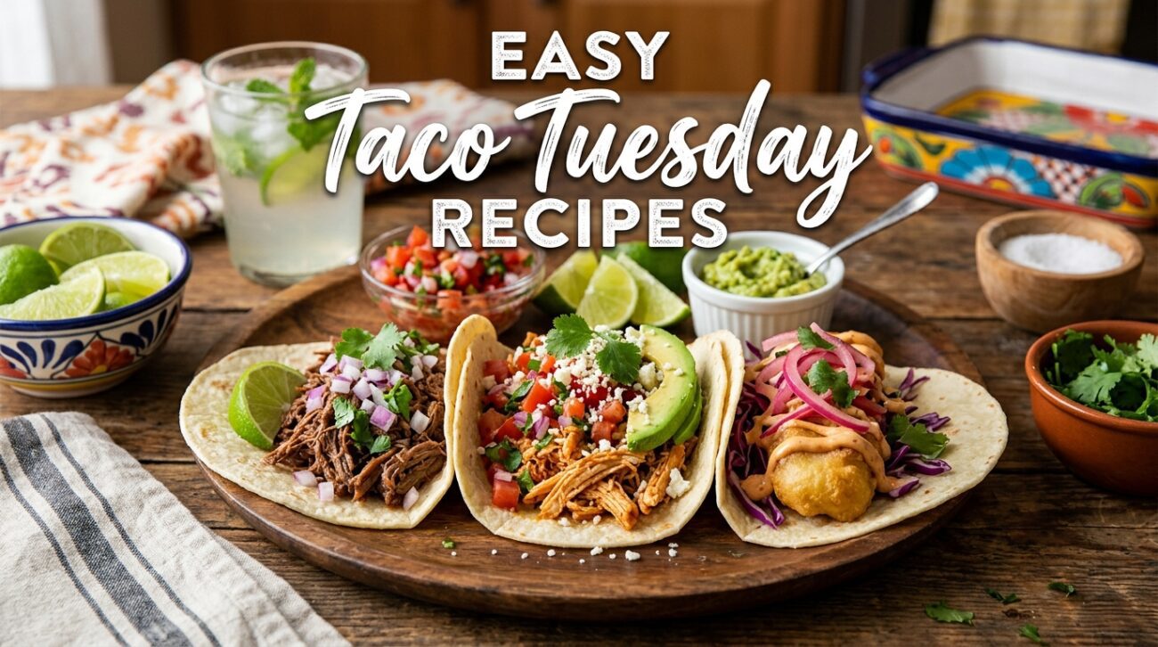 Discover easy Taco Tuesday recipes that will delight your family. Perfect for quick weeknight dinners filled with flavor and fun!