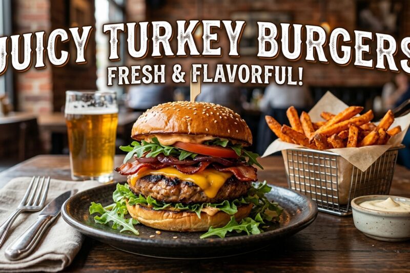 Juicy and Healthy Turkey Burger Recipes for Everyone
