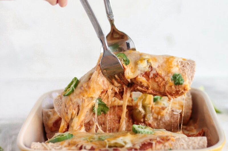 Cheesy Breakfast Enchiladas Everyone Loves