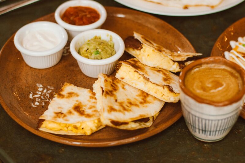 Mexican breakfast quesadilla recipe