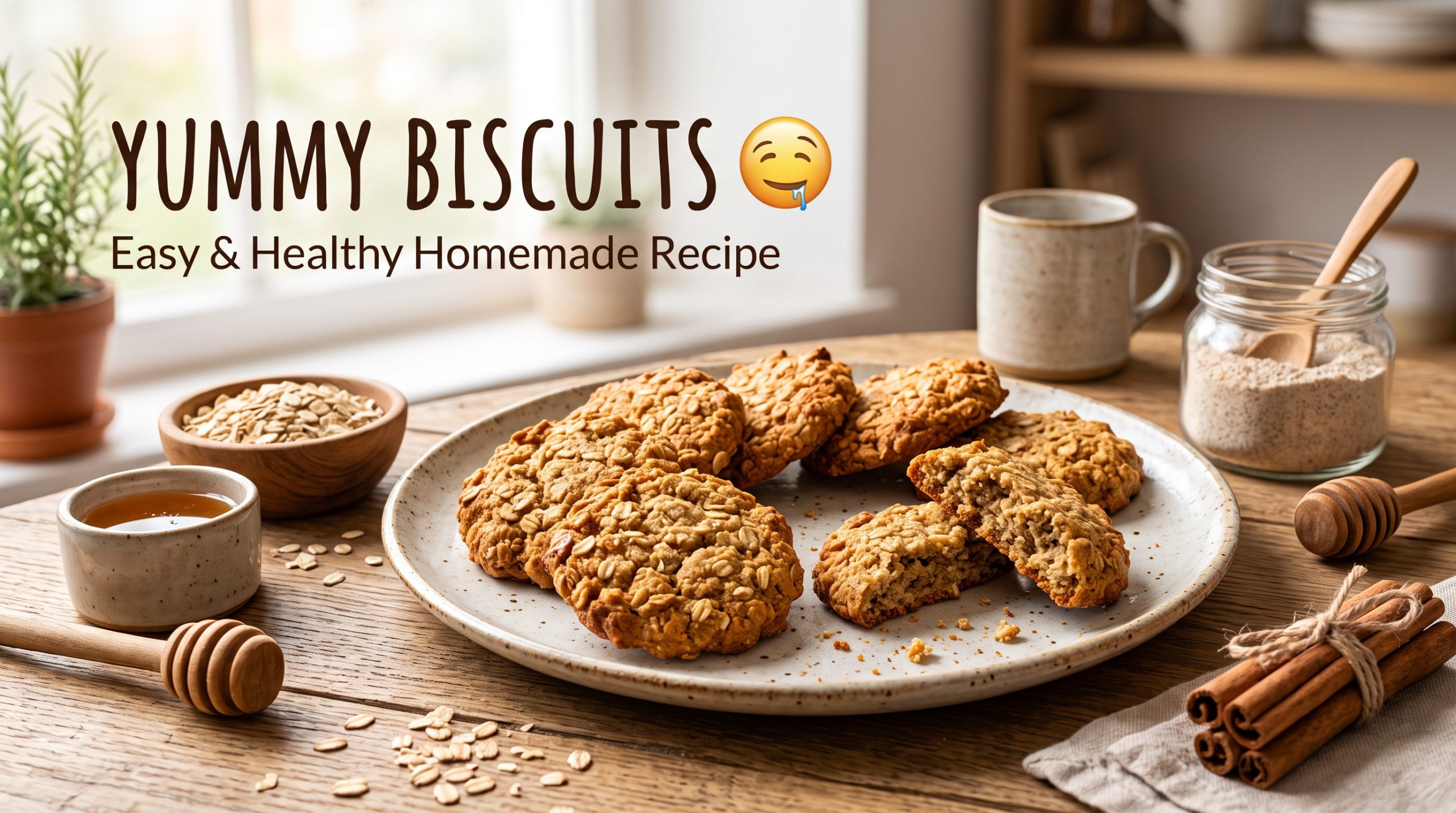 Yummy healthy homemade biscuits