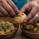 Crispy Potato Matar Roll