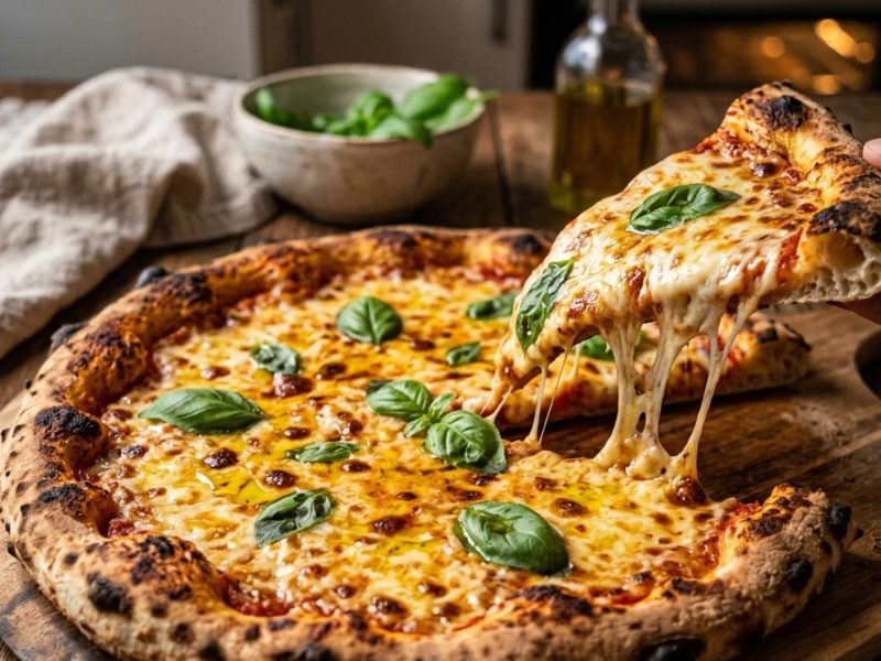 Yummy Pizza Recipe (Homemade, Crispy Crust)