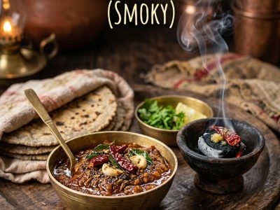 Rajasthani Dhoongri Tadka Chutney Recipe (Smoky)
