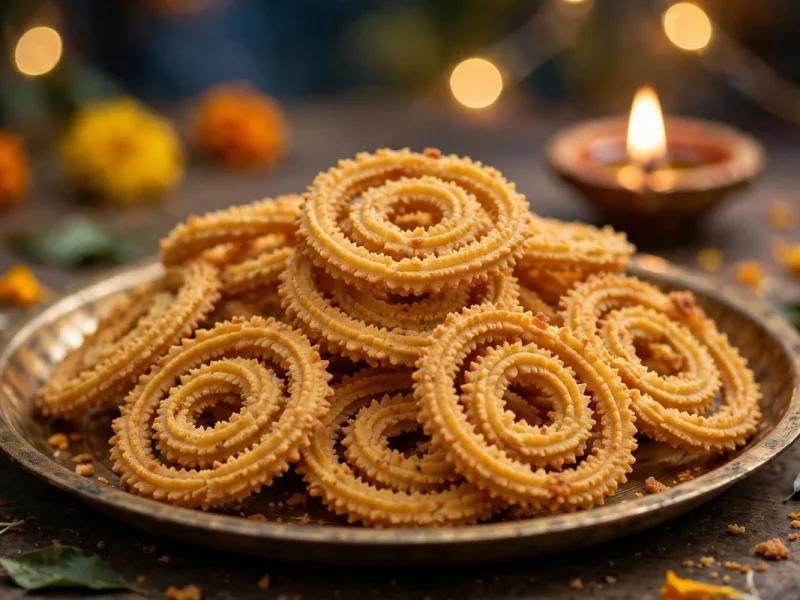 Chakli Recipe — Crispy Spiced Spirals for Diwali