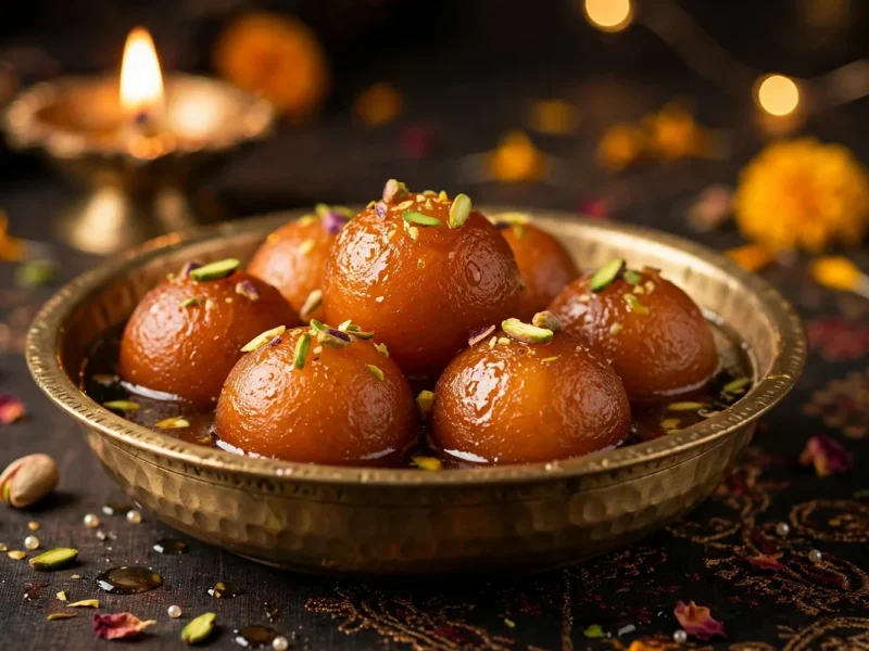 Gulab Jamun Recipe — Soft, Juicy & Spongy Every Time (Diwali Special)