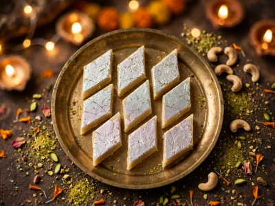 Kaju Katli Recipe — Smooth, Fudge-Like Cashew Barfi in 20 Minutes