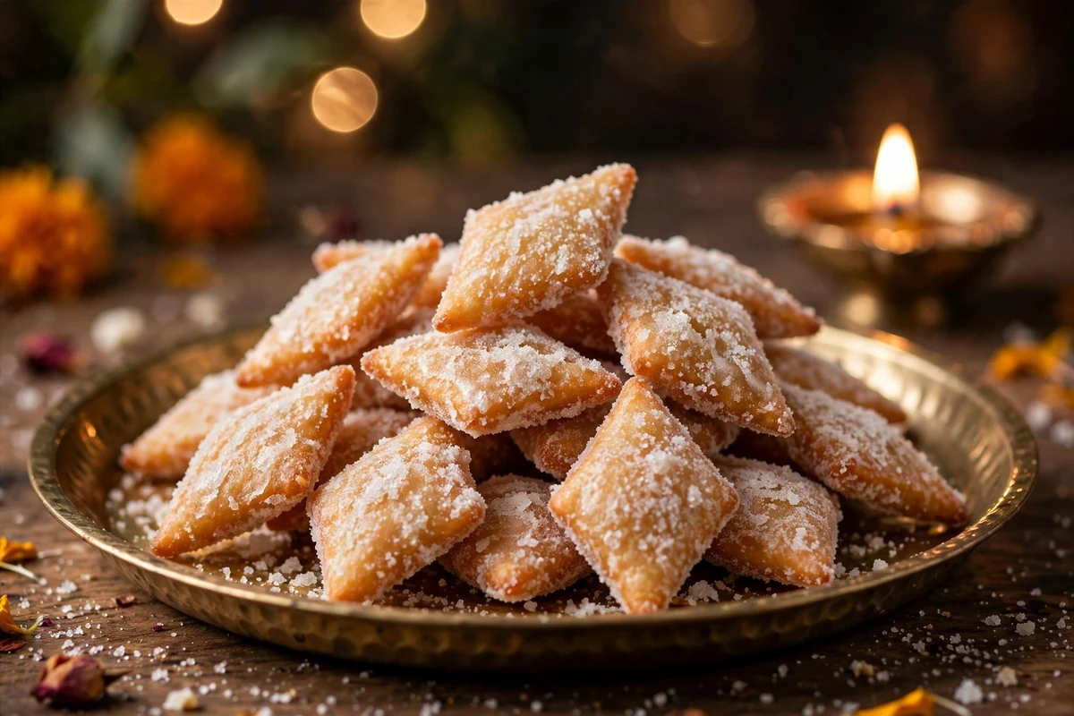Shakarpara Recipe — Sweet Diamond-Cut Diwali Snack